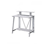 Nypho Writing Desk - White & Black Finish