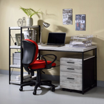 Bob Writing Desk - White & Black