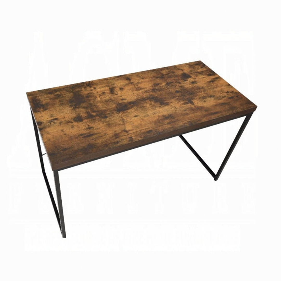 Bob Writing Desk(Same Ac00906) - Oak & Black Finish