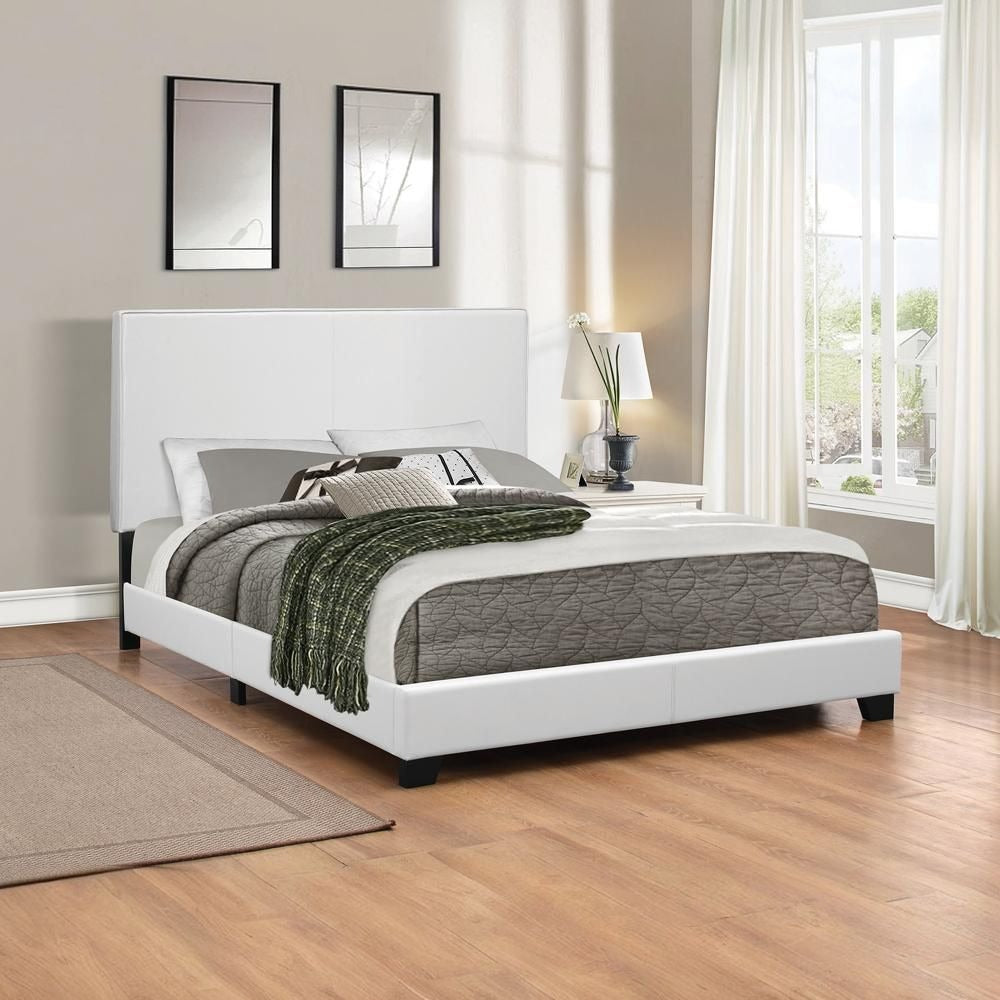 Mauve Twin Upholstered Bed White