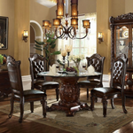 Vendome Round Dining Table - Cherry Finish